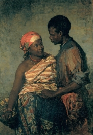 Portrait of Catraio and Mariana, known as "The blacks of Serpa Pinto"