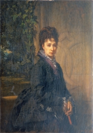 Portrait of the Viscondessa de Castilho, Cândida Castilho