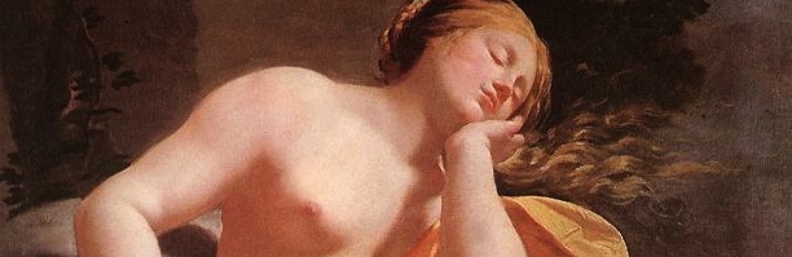 Simon Vouet (1590-1649). Sleeping Venus c.1630 - 40